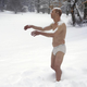 Illustration for article titled Womens college gets statue of man in underwear, everyone offended